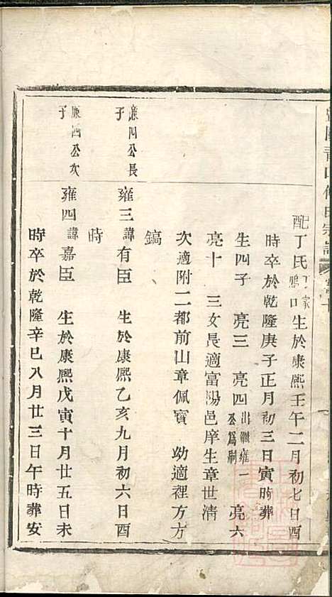 暨阳青山傅氏宗谱_9册_暨阳傅氏_清同治10年(1871_暨阳青山傅氏家谱_五