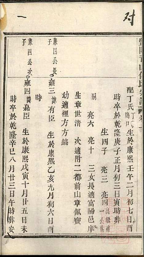 暨阳青山傅氏宗谱_8册_暨阳傅氏_清道光18年(1838_暨阳青山傅氏家谱_六