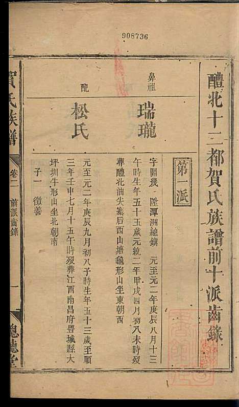 贺氏族谱_贺林桂_6册_聪听堂_清同治5年(1866_贺氏家谱_三