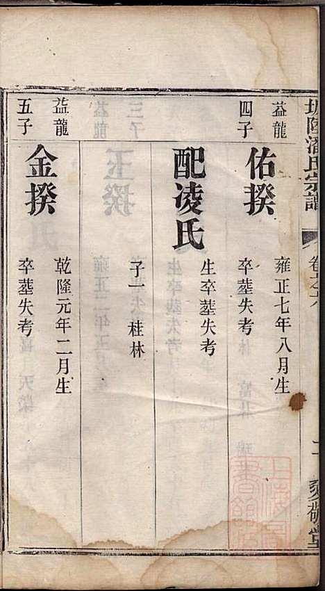 坂陆潘氏宗谱_潘澍忠_10册_爱敬堂_清同治13年(1874_坂陆潘氏家谱_三