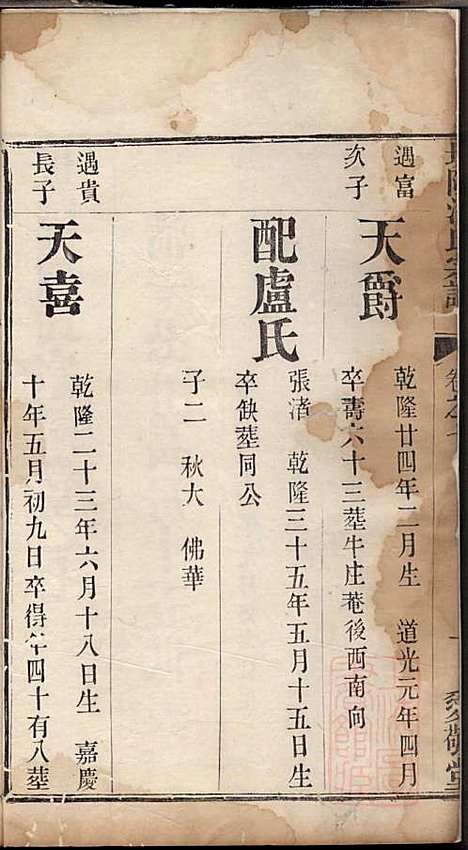 坂陆潘氏宗谱_潘澍忠_10册_爱敬堂_清同治13年(1874_坂陆潘氏家谱_四