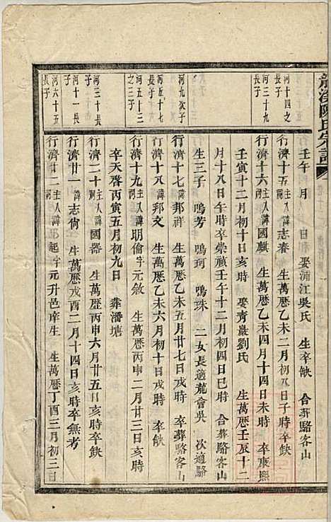 龙溪陈氏宗谱_陈树栅_26册_义乌陈氏_清光绪31年(1905_龙溪陈氏家谱_十一