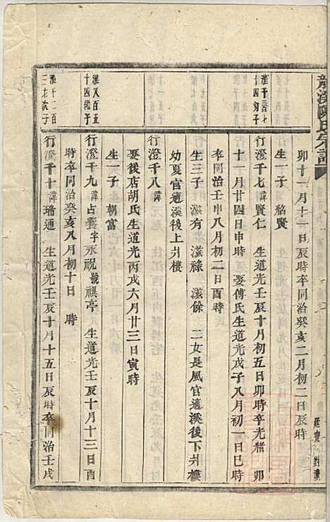 龙溪陈氏宗谱_陈树栅_26册_义乌陈氏_清光绪31年(1905_龙溪陈氏家谱_二二