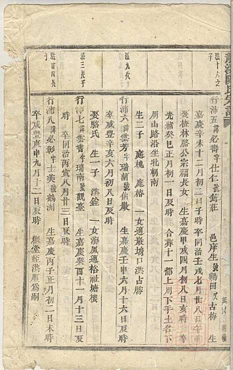 龙溪陈氏宗谱_陈树栅_26册_义乌陈氏_清光绪31年(1905_龙溪陈氏家谱_二三