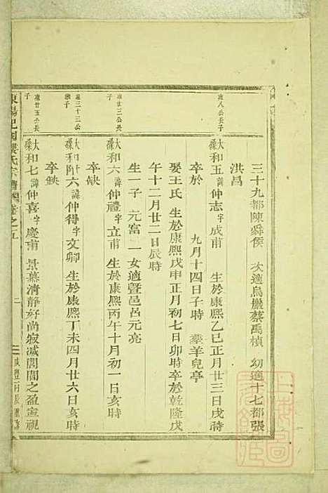 东阳癓国楼氏宗谱_楼元魁_9册_东阳楼氏_清咸丰6年(1856_东阳癓国楼氏家谱_四