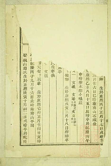 东阳癓国楼氏宗谱_楼元党_8册_东阳楼氏_清道光5年(1825_东阳癓国楼氏家谱_七