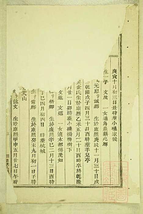 东阳癓国楼氏宗谱_楼元党_8册_东阳楼氏_清道光5年(1825_东阳癓国楼氏家谱_七