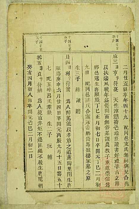 东阳癓国楼氏宗谱_3册_东阳楼氏_清嘉庆24年(1819_东阳癓国楼氏家谱_二