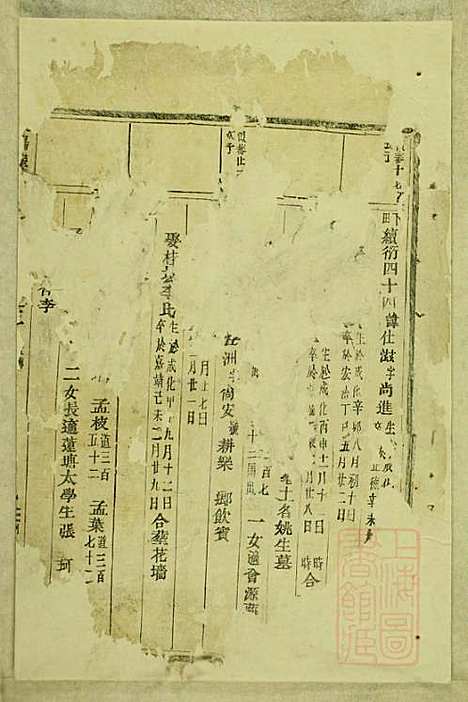 东阳陆氏宗谱_陆庆培_5册_东阳陆氏_清同治10年(1871_东阳陆氏家谱_二