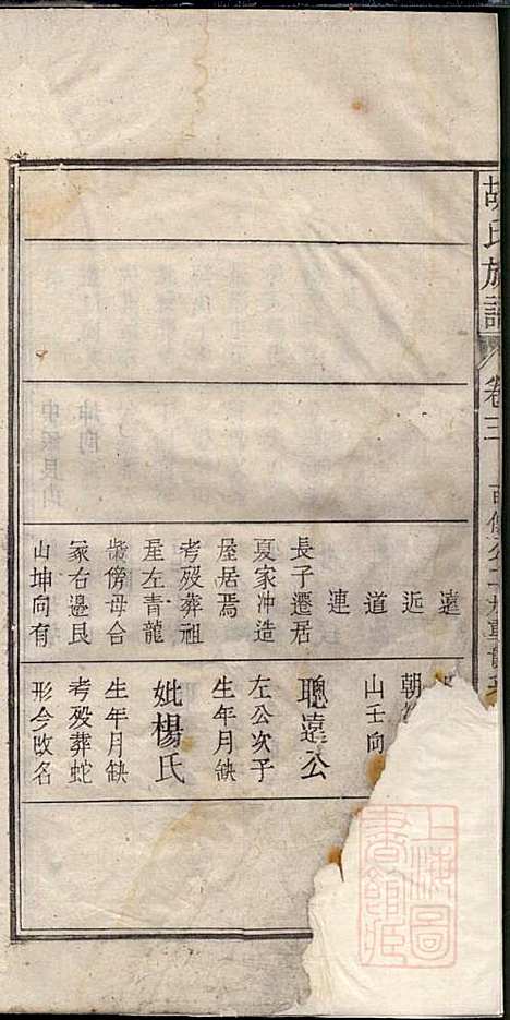 胡氏族谱_胡琼和_16册_敦睦堂_清光绪2年(1876_胡氏家谱_三