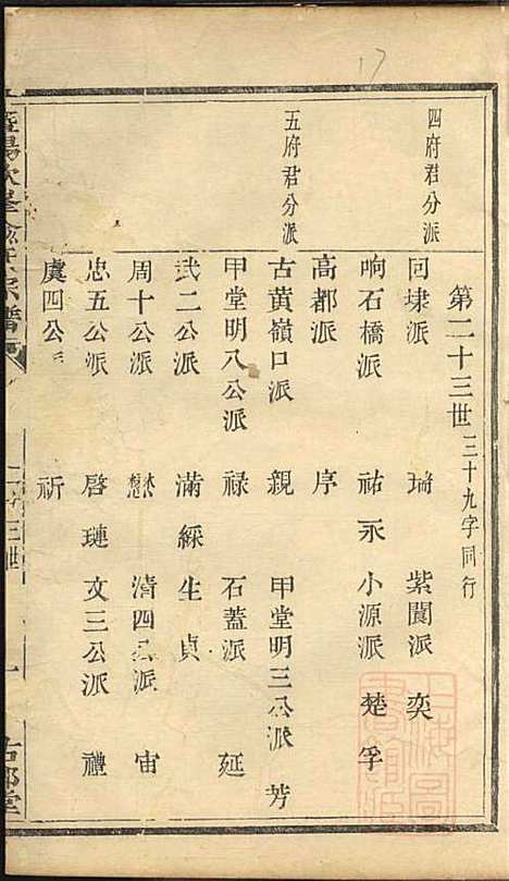 暨阳次峰俞氏宗谱_俞鸿裳_73册_古邗堂_清道光16年(1836_暨阳次峰俞氏家谱_十二