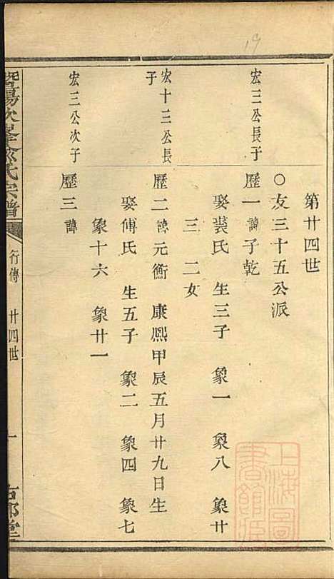 暨阳次峰俞氏宗谱_俞鸿裳_73册_古邗堂_清道光16年(1836_暨阳次峰俞氏家谱_二十