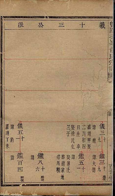 暨阳次峰俞氏宗谱_俞鸿裳_73册_古邗堂_清道光16年(1836_暨阳次峰俞氏家谱_四六