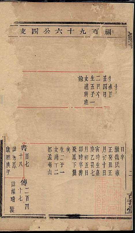 暨阳次峰俞氏宗谱_俞鸿裳_73册_古邗堂_清道光16年(1836_暨阳次峰俞氏家谱_六四