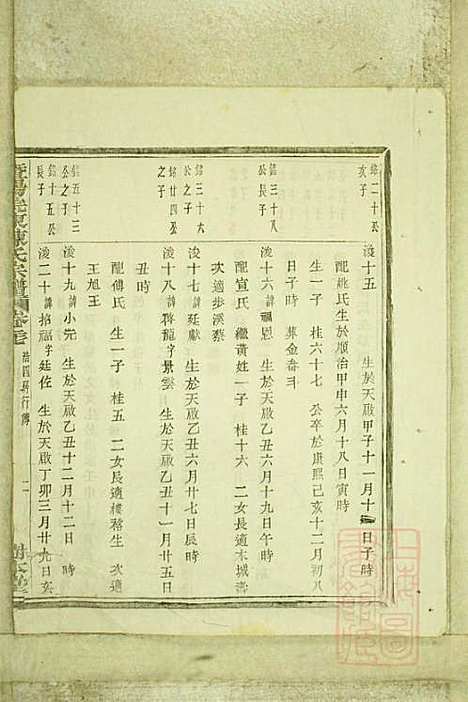 暨阳浣东陈氏宗谱_陈海珊_31册_树本堂_清宣统元年(1909_暨阳浣东陈氏家谱_二二