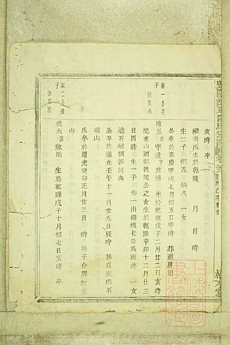 暨阳浣东陈氏宗谱_陈海珊_31册_树本堂_清宣统元年(1909_暨阳浣东陈氏家谱_二六