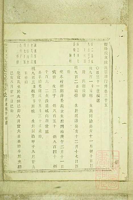 暨阳浣东陈氏宗谱_陈海珊_31册_树本堂_清宣统元年(1909_暨阳浣东陈氏家谱_二七