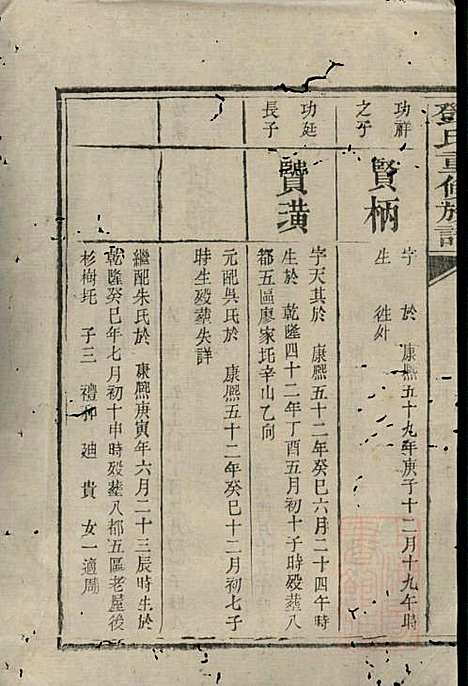 邓氏重修族谱_邓楷礼_4册_宁乡邓氏_清道光19年(1839_邓氏重修家谱_三