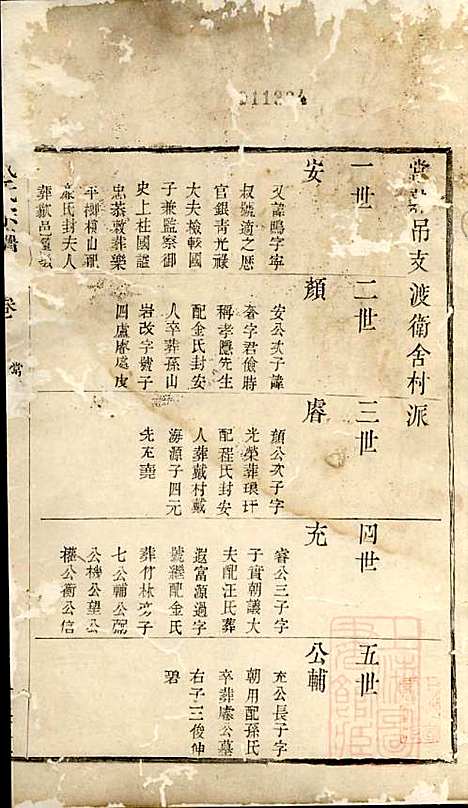 戴氏宗谱_戴锦堂_16册_清华堂_清道光28年(1848_戴氏家谱_五