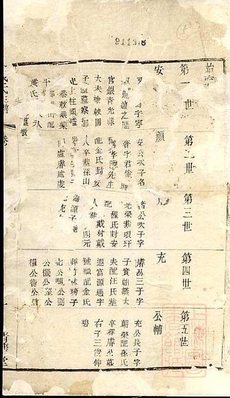 戴氏宗谱_戴锦堂_16册_清华堂_清道光28年(1848_戴氏家谱_九