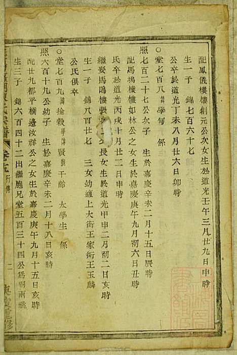 暨阳蠡湖陈氏宗谱_陈万培_20册_暨阳陈氏_清光绪16年(1890_暨阳蠡湖陈氏家谱_十七