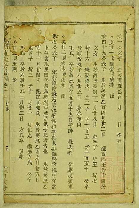 暨阳蠡湖陈氏宗谱_陈培_23册_暨阳陈氏_清宣统元年(1909_暨阳蠡湖陈氏家谱_十