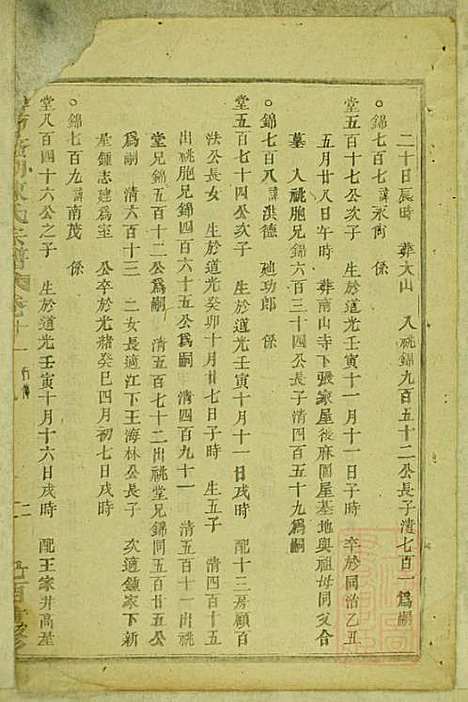 暨阳蠡湖陈氏宗谱_陈培_23册_暨阳陈氏_清宣统元年(1909_暨阳蠡湖陈氏家谱_二十