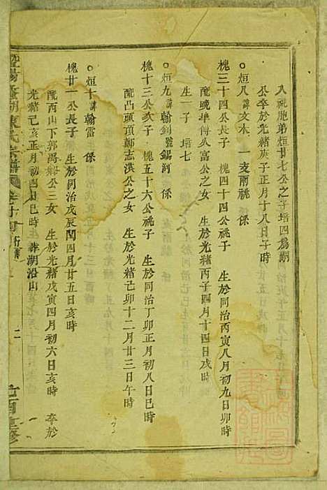 暨阳蠡湖陈氏宗谱_陈培_23册_暨阳陈氏_清宣统元年(1909_暨阳蠡湖陈氏家谱_二三