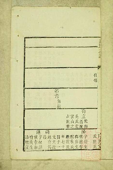 高氏宗谱_高嵩瞸_5册_序思堂_清光绪6年(1880_高氏家谱_五