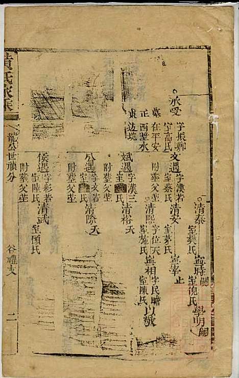 黄氏家乘_黄绮、黄癱_23册_亦政堂_清嘉庆14年(1809_黄氏家乘_六