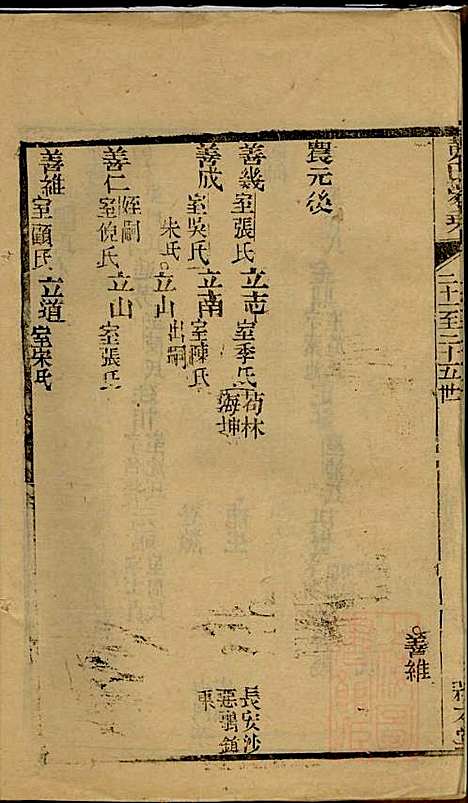 黄氏家乘_黄绮、黄癱_23册_亦政堂_清嘉庆14年(1809_黄氏家乘_二十