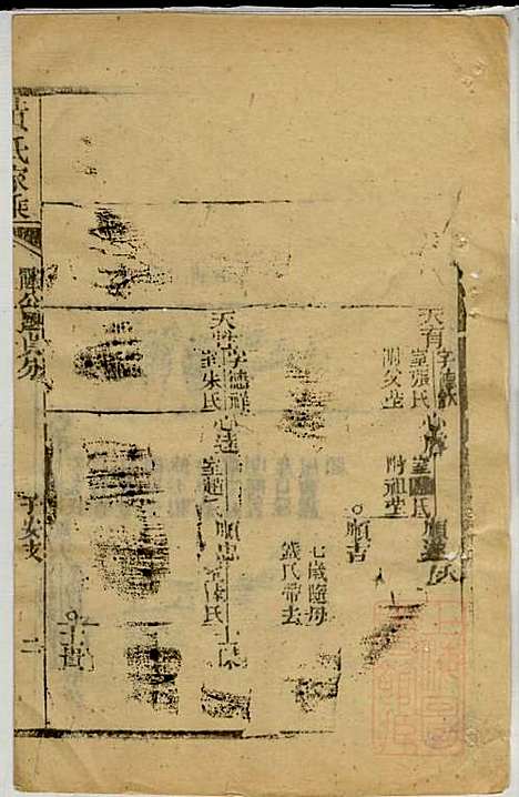 黄氏家乘_黄绮、黄癱_23册_亦政堂_清嘉庆14年(1809_黄氏家乘_二二