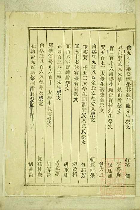 官桥陈氏宗谱_陈人宰_29册_东阳陈氏_清同治10年(1871_官桥陈氏家谱_二七