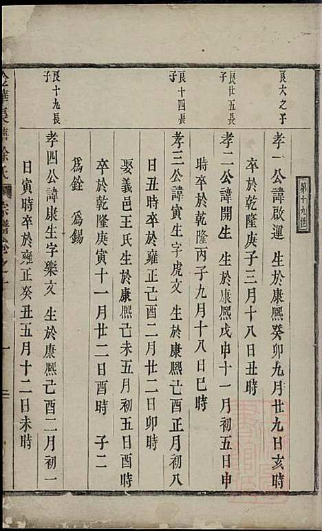 金华长塘徐氏宗谱_徐广臣_13册_金华徐氏_清嘉庆14年(1809_金华长塘徐氏家谱_十二