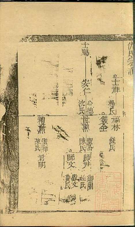 仇氏宗谱_仇裕高_13册_文会堂_清宣统元年(1909_仇氏家谱_九