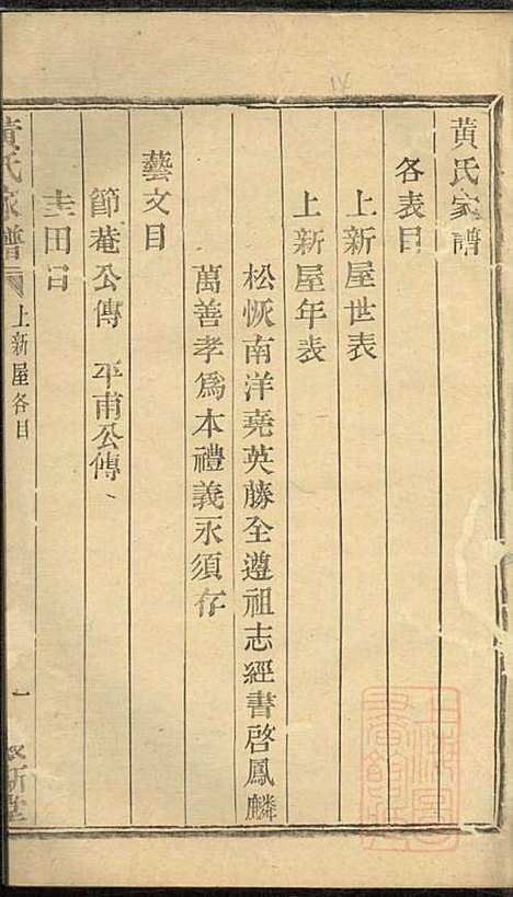 黄氏家谱_黄肇基_28册_聚斯堂_清同治12年(1873_黄氏家谱_二三