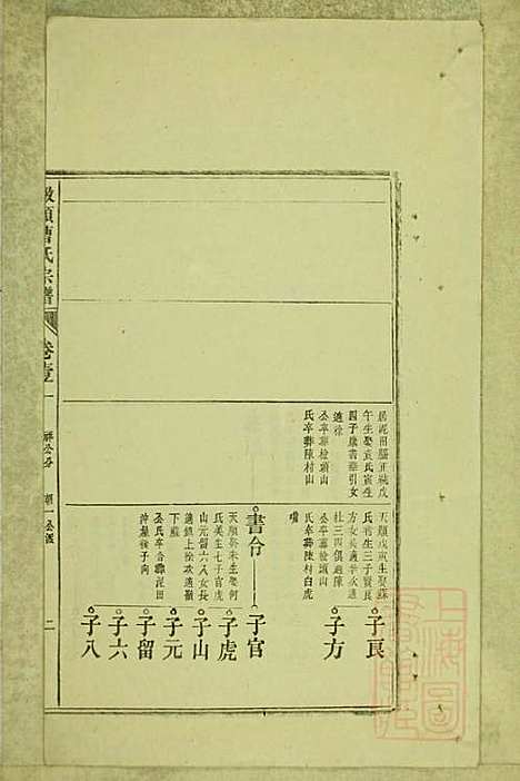 墩头曹氏宗谱_34册_青阳曹氏_清光绪20年(1894_墩头曹氏家谱_二