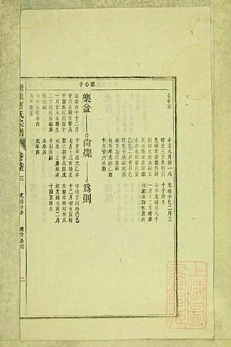 墩头曹氏宗谱_34册_青阳曹氏_清光绪20年(1894_墩头曹氏家谱_二四