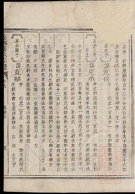 嘉湖姜氏宗谱_姜增鹏_22册_江山姜氏_清光绪2年(1876_嘉湖姜氏家谱_四