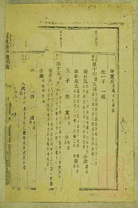 东阳南岑吴氏宗谱_26册_东阳吴氏_清同治7年(1868_东阳南岑吴氏家谱_六