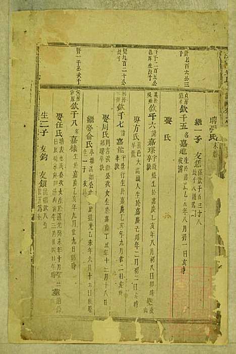 东阳南岑吴氏宗谱_26册_东阳吴氏_清同治7年(1868_东阳南岑吴氏家谱_十三