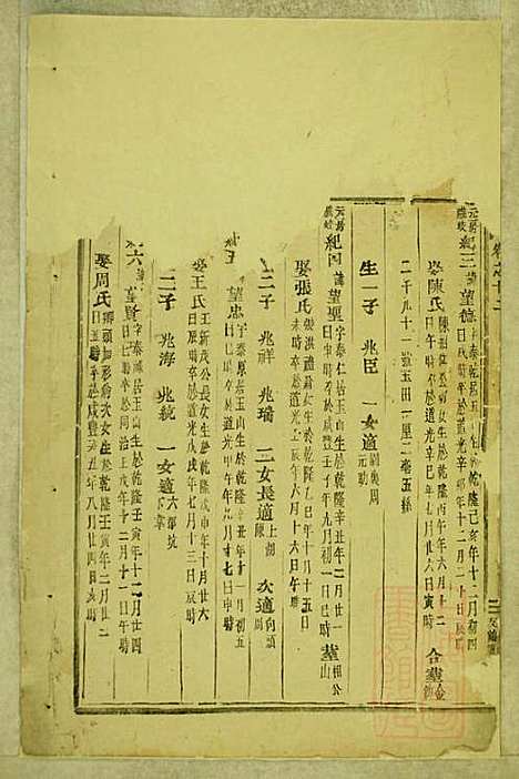 东阳南岑吴氏宗谱_26册_东阳吴氏_清同治7年(1868_东阳南岑吴氏家谱_十七