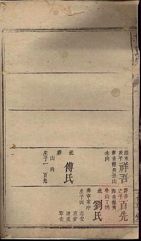 李氏宗谱_李序瑶_8册_花萼堂_清道光18年(1838_李氏家谱_二