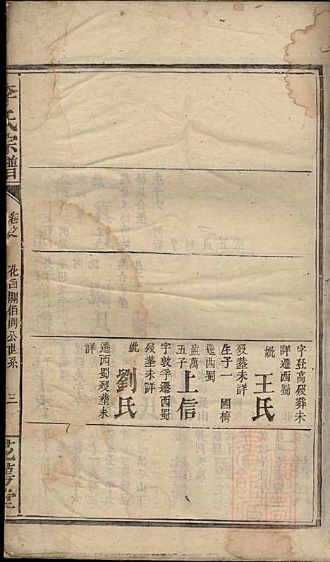 李氏宗谱_李序瑶_8册_花萼堂_清道光18年(1838_李氏家谱_五