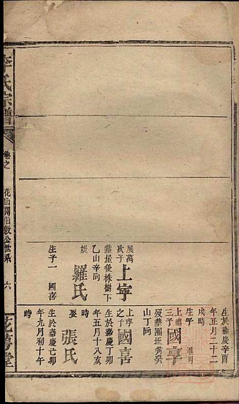 李氏宗谱_李序瑶_8册_花萼堂_清道光18年(1838_李氏家谱_七