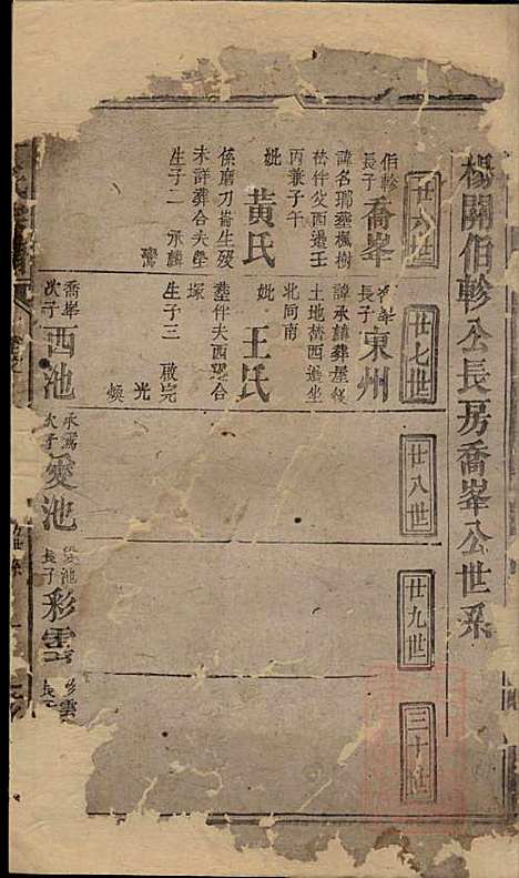 李氏宗谱_李序瑶_8册_花萼堂_清道光18年(1838_李氏家谱_八