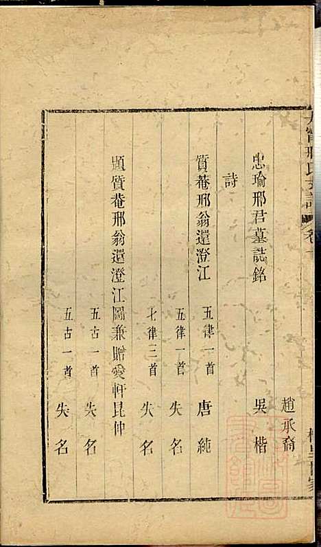 江阴太宁邢氏支谱_邢钰_10册_江阴邢氏_清道光27年(1847_江阴太宁邢氏支谱_八