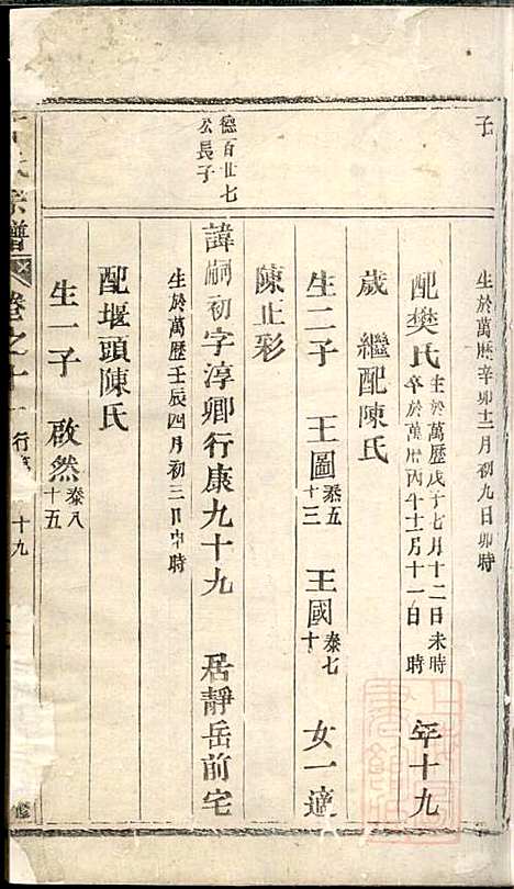 丁氏宗谱_3册_清同治6年(1867_丁氏家谱_二