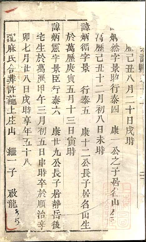 丁氏宗谱_4册_清道光18年(1838_丁氏家谱_二