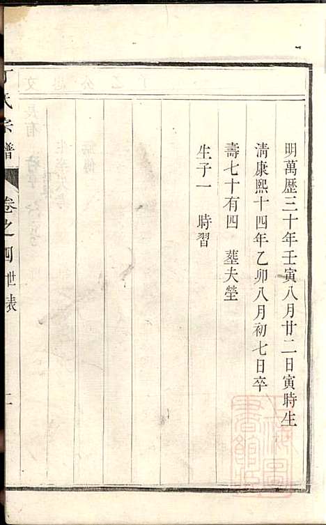 丁氏宗谱_丁茂春_4册_润州丁氏_清道光14年(1834_丁氏家谱_四